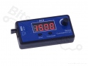 Servo motor tester with display analog/digital